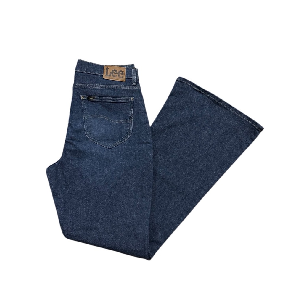 Lee Women's Dark Blue Flare Jeans - Picture 4 of 8